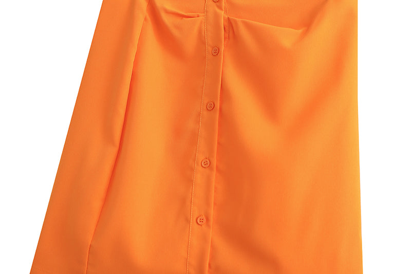 Womens Two Piece Short Sleeve Shirt Skirt Set | noémi