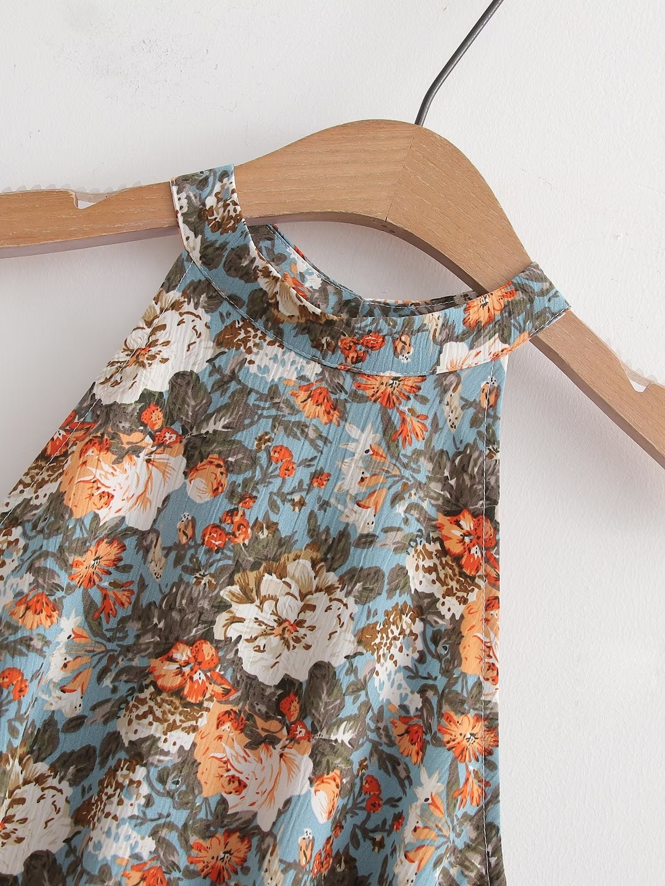 Womens Floral Printed Ruffled Dress | noémi