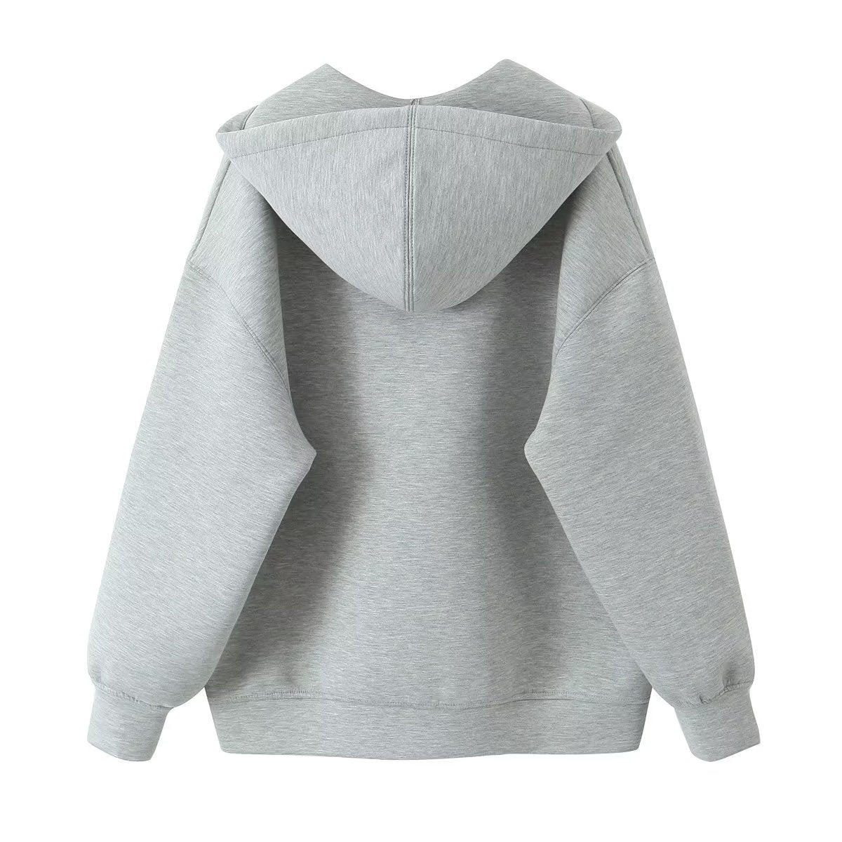 Womens Hooded Jacket | Zipper Cardigan, Mid Length Coat | noémi