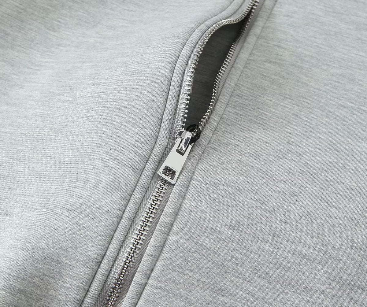 Womens Hooded Jacket | Zipper Cardigan, Mid Length Coat | noémi