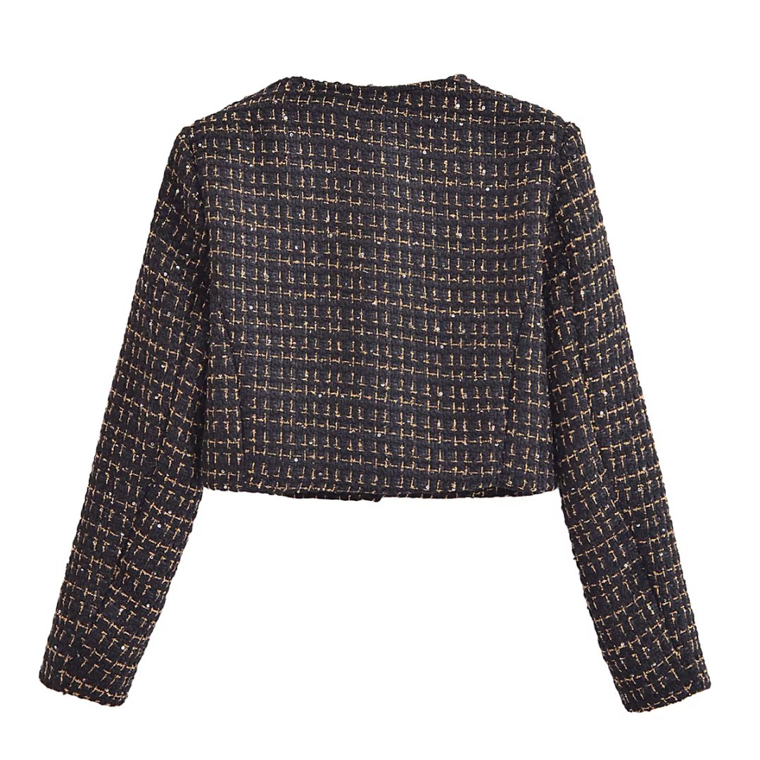 Tweed Set Cropped Blazer HighWaist Skirt | Classic Two Piece | noémi