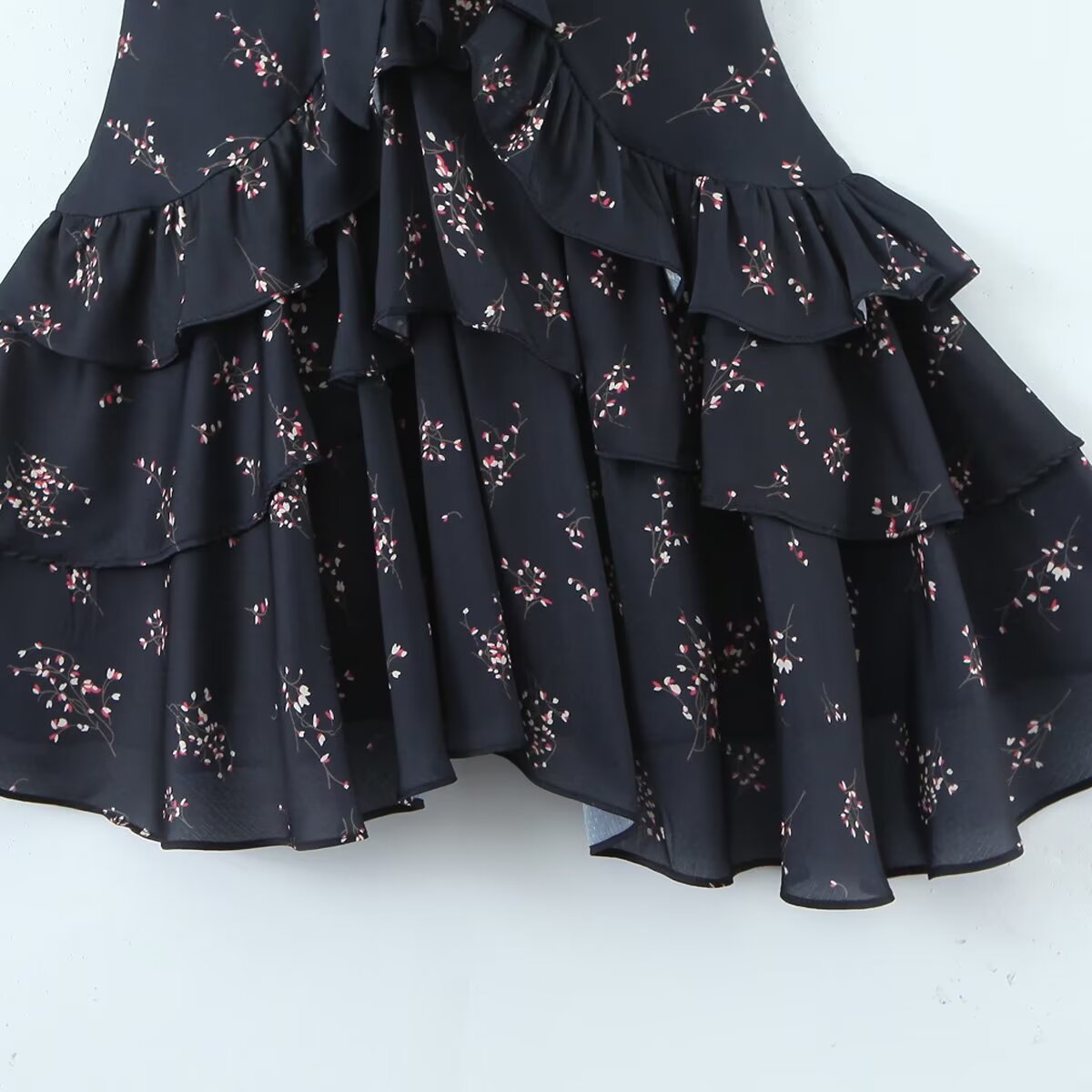 Hipster Floral Cami Dress | Lace Up High Waist A Line for Women | noémi