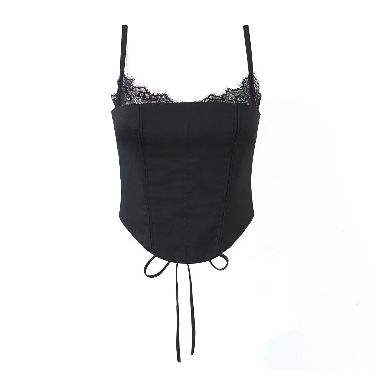 Womens Suit Lace Sling Dress with Pleated Split Skirt Built In Pants | noémi