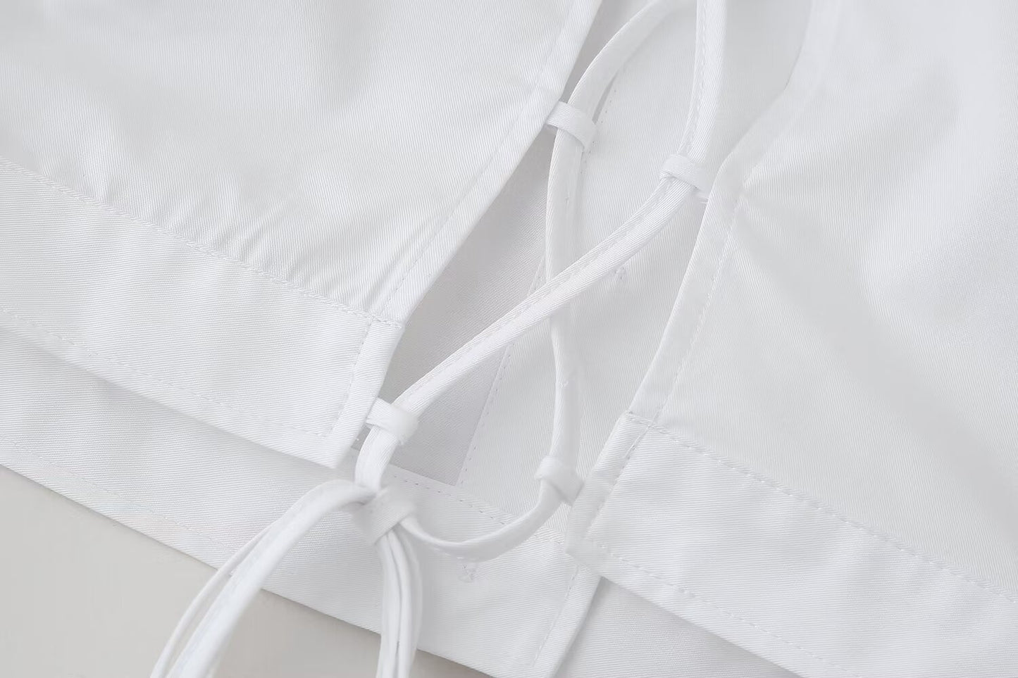 Womens Lace Up Back Short Sleeve Shirt | noémi