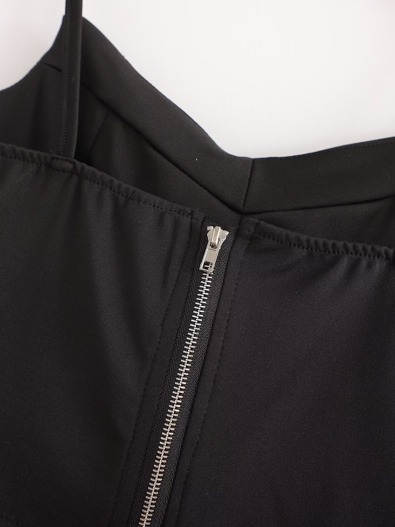 Knitted Drawstring Vest Top with Adjustable Fit and Minimal Design | noémi