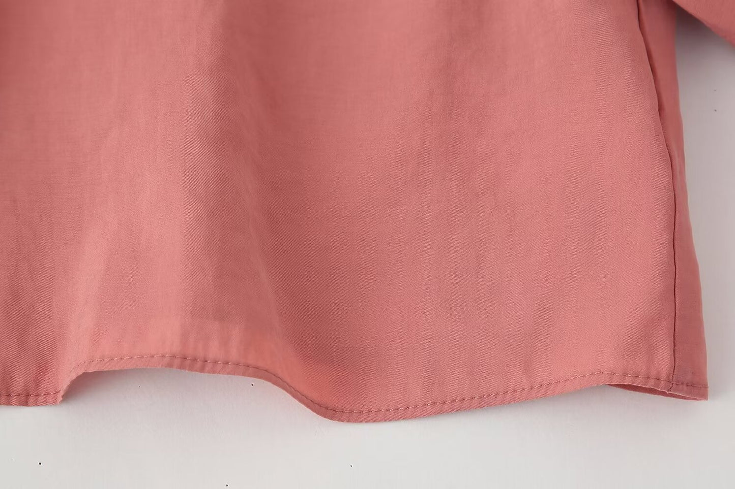 Bow Tie VNeck Draped Blouse | Cropped Long Sleeve Top | noémi