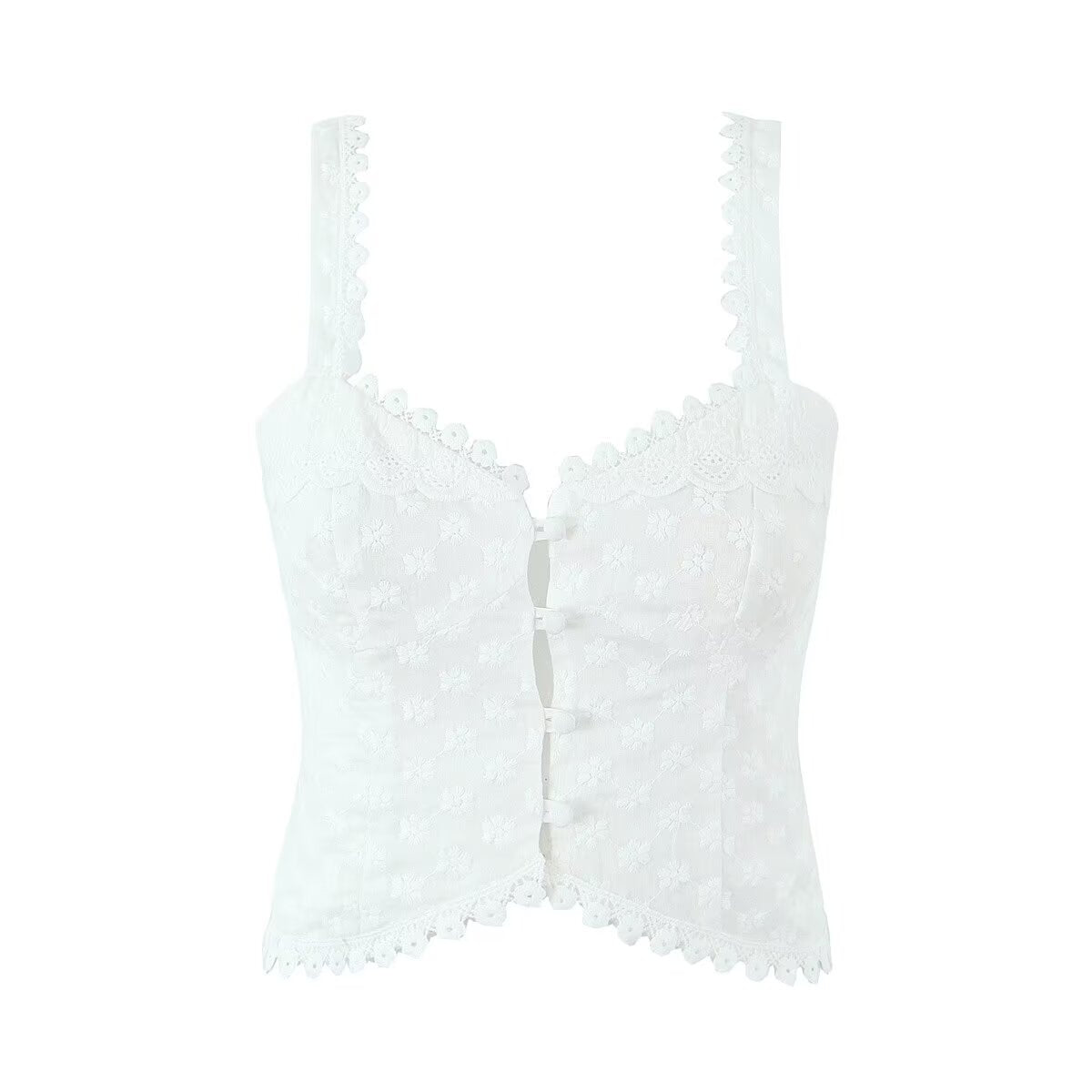 Lace Hanging Buckle Set | Lace Skirt Top | noémi