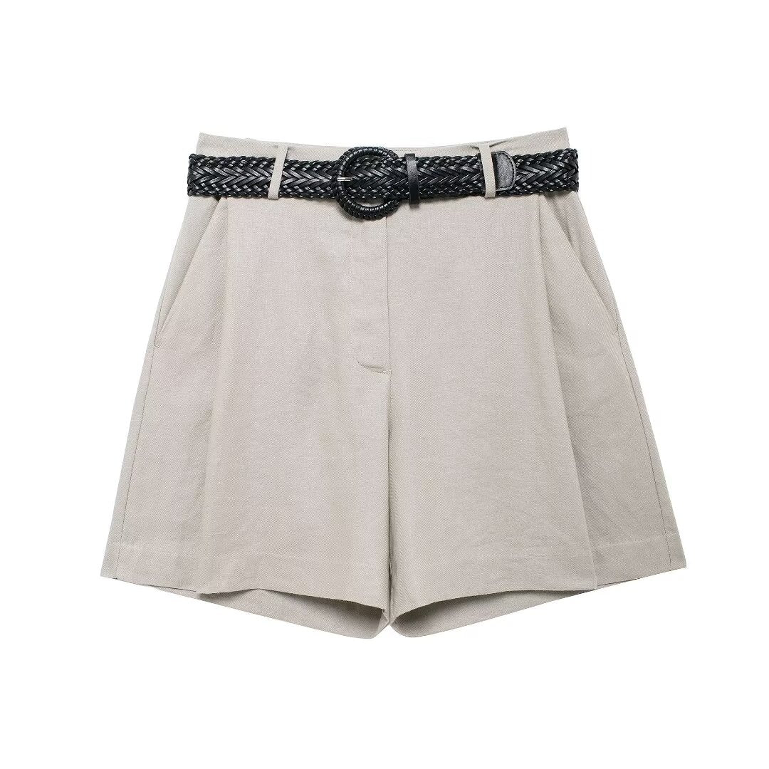 Fall Womens Blended Short Blazer Shorts Set | noémi