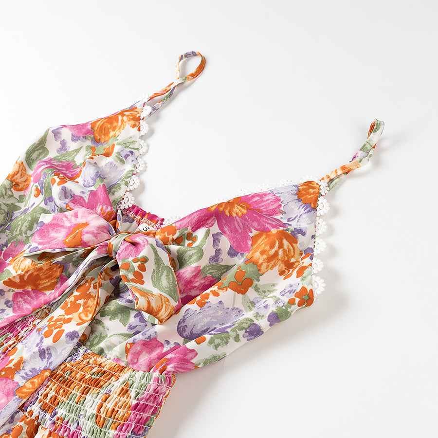 Womens Thin Strap Ball Ruffled Dress | noémi