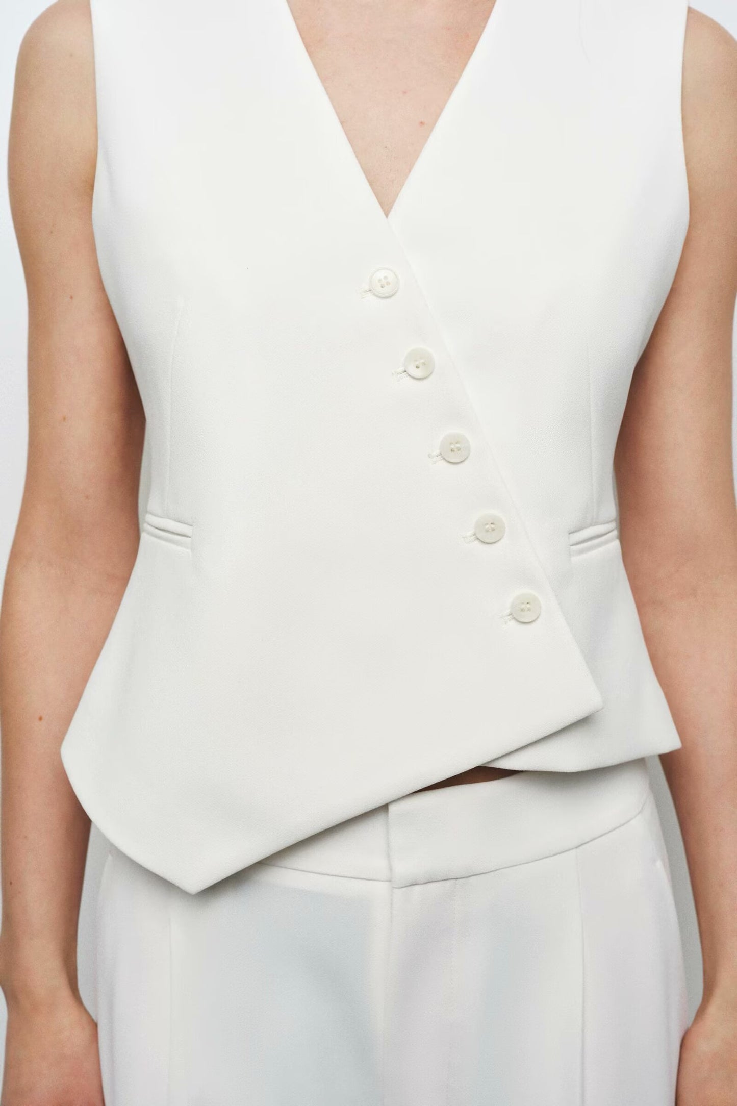 Womens Vest Top Wide Leg Trousers Set | noémi