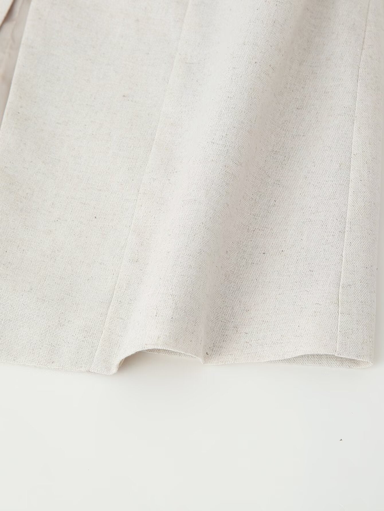 Womens 2 Piece Linen Vest & Skirt Set | Sleeveless Button Front Top Mini Skirt | noémi