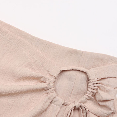 Summer Casual A Line Shorts for Women | Lightweight Lace Up Culottes | noémi
