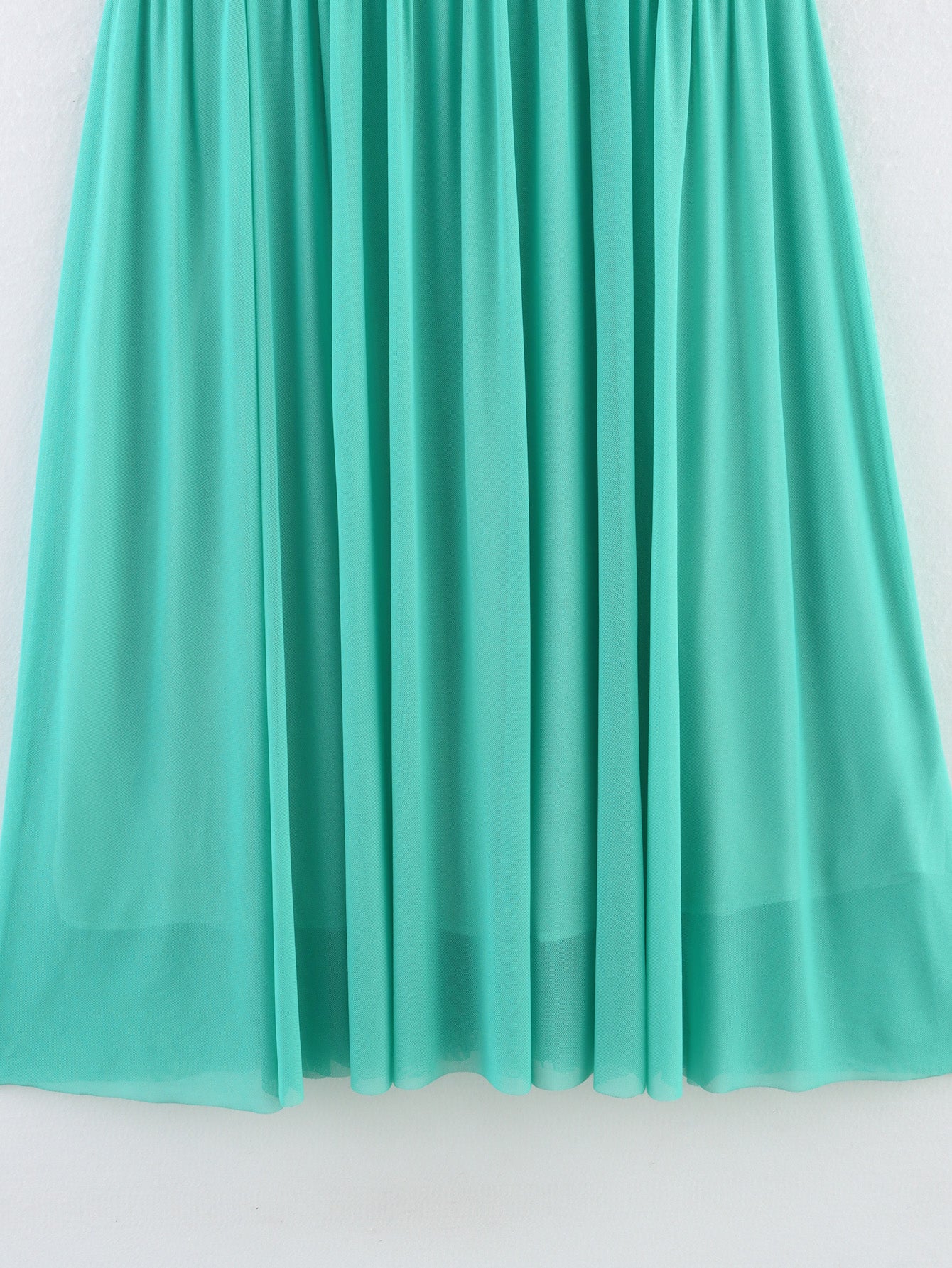 Womens Mesh Beaded Halterneck Swing Dress with Lace Up Detail | noémi