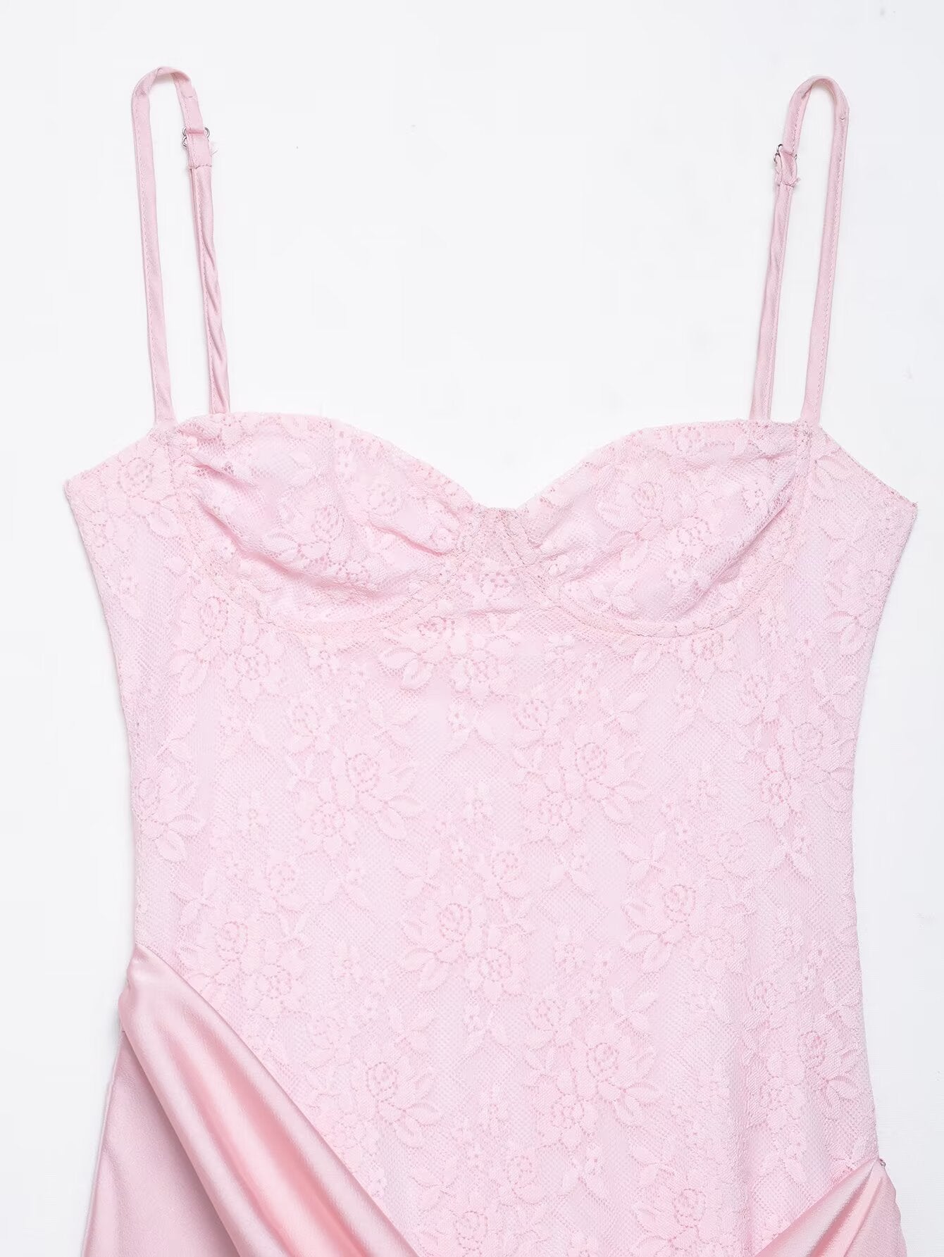 Summer Sleeveless Lace Cami Dress | Elegant ALine Sundress | noémi