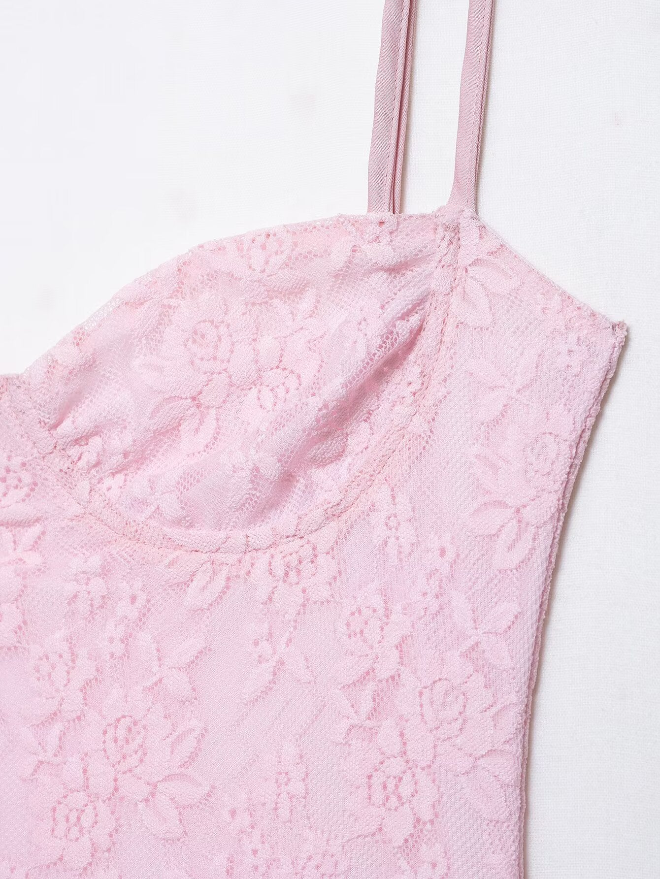Summer Sleeveless Lace Cami Dress | Elegant ALine Sundress | noémi