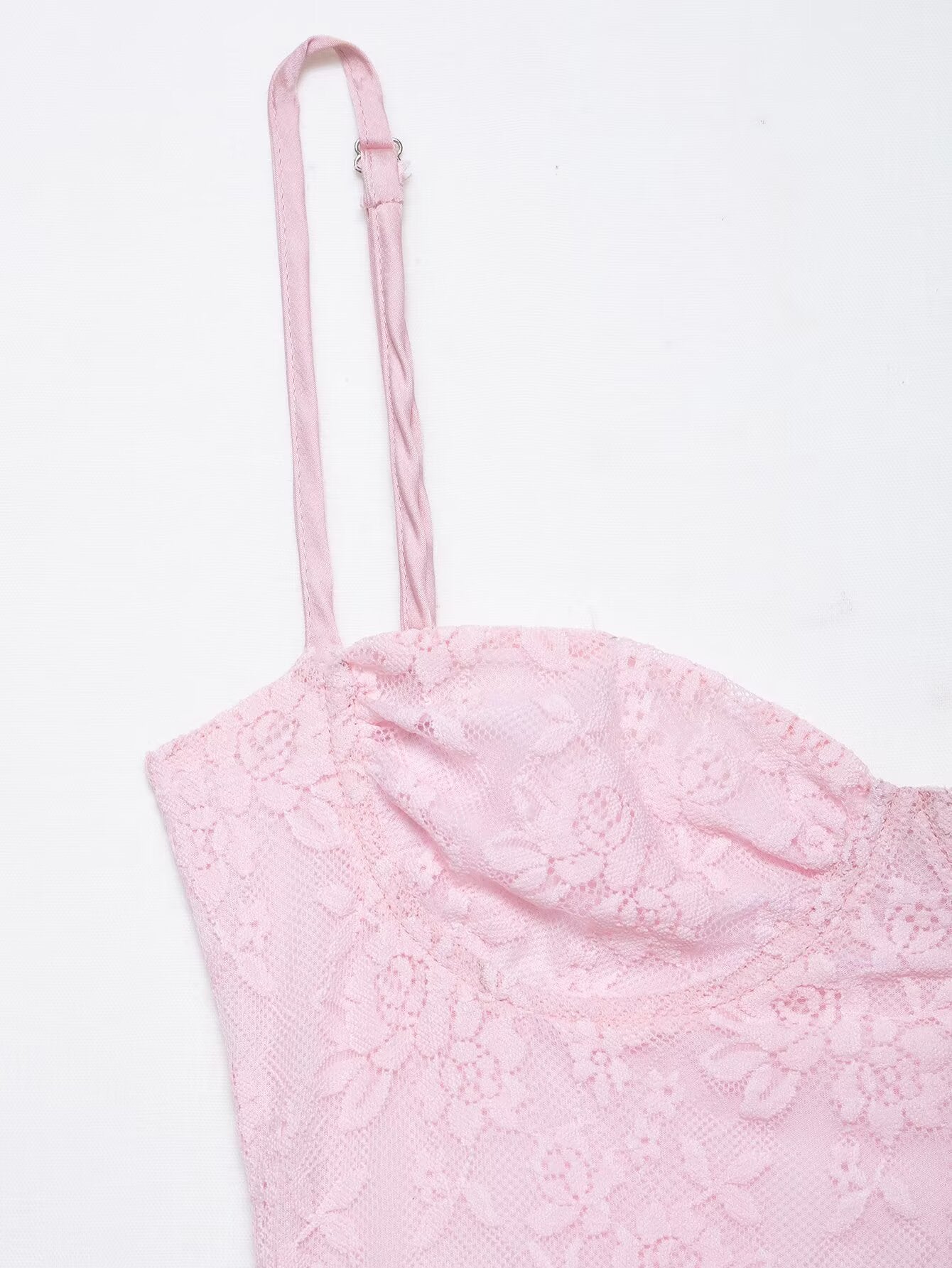 Summer Sleeveless Lace Cami Dress | Elegant ALine Sundress | noémi