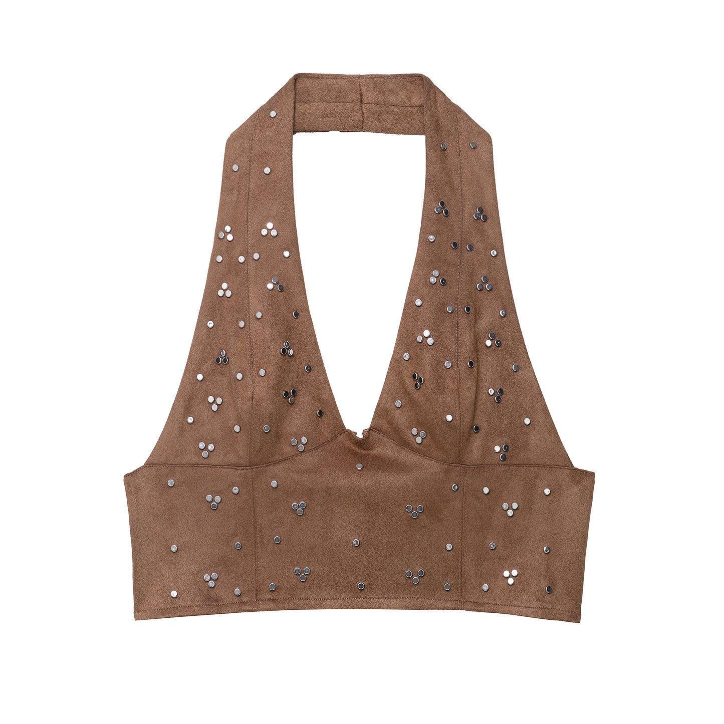 2 Piece Set for Women | Backless Halter Vest & Tassel Fringe Shorts | noémi