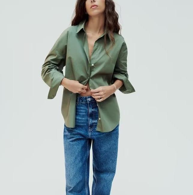 Multicolor Long Sleeve Poplin Cardigan | noémi