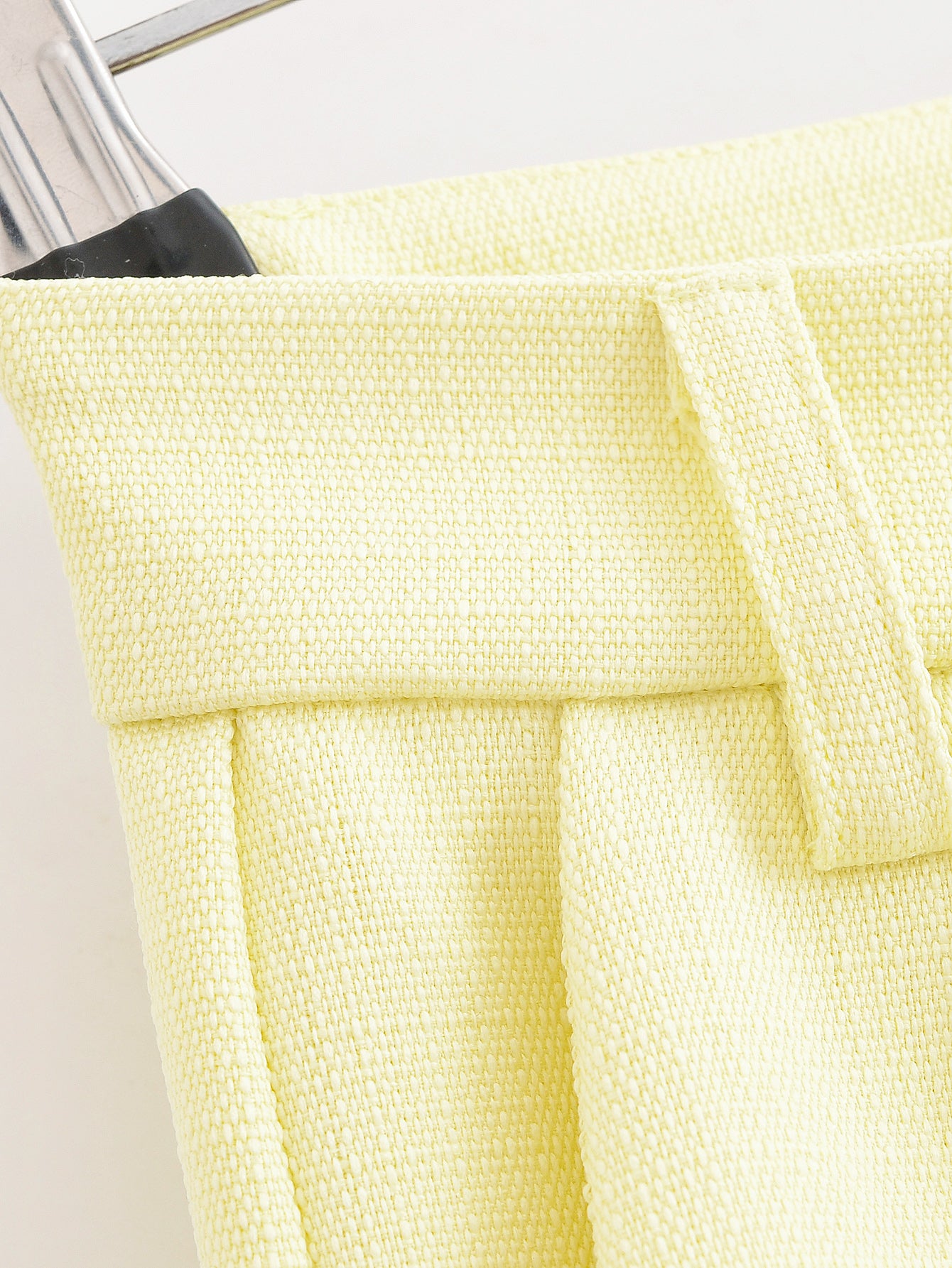Yellow Sleeveless Blazer & Wide Leg Trousers Set | noémi