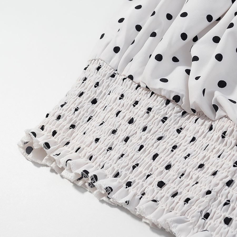 Polka Dot Off Shoulder Top | noémi