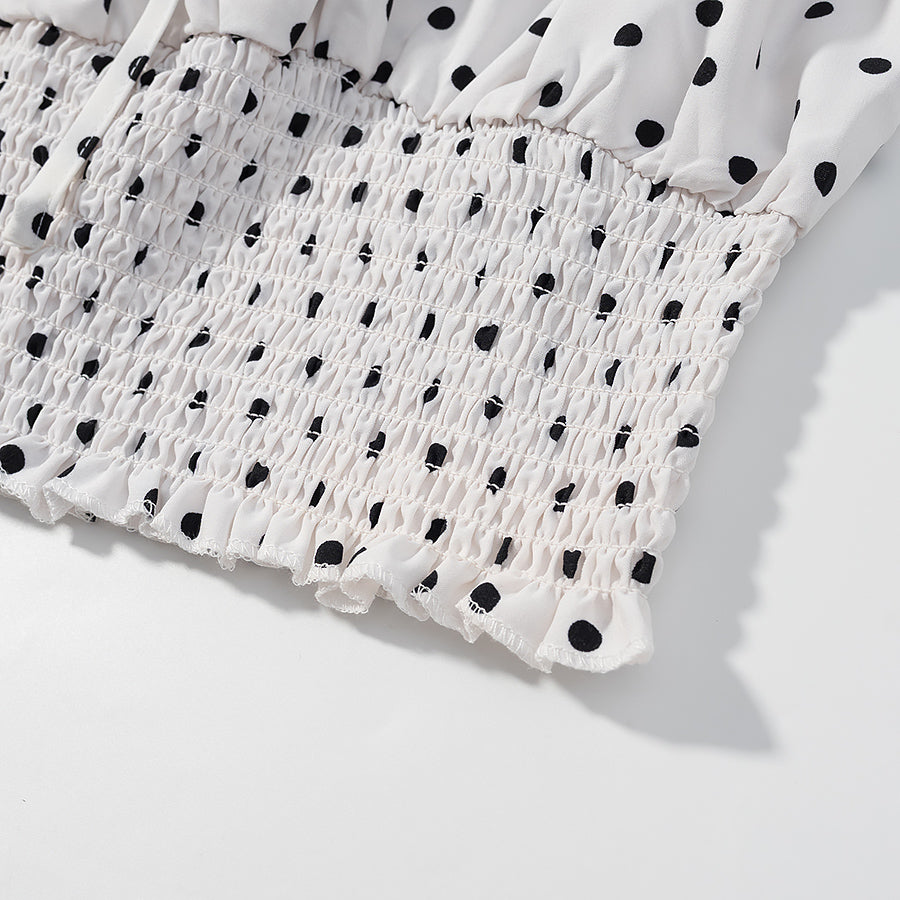 Polka Dot Off Shoulder Top | noémi