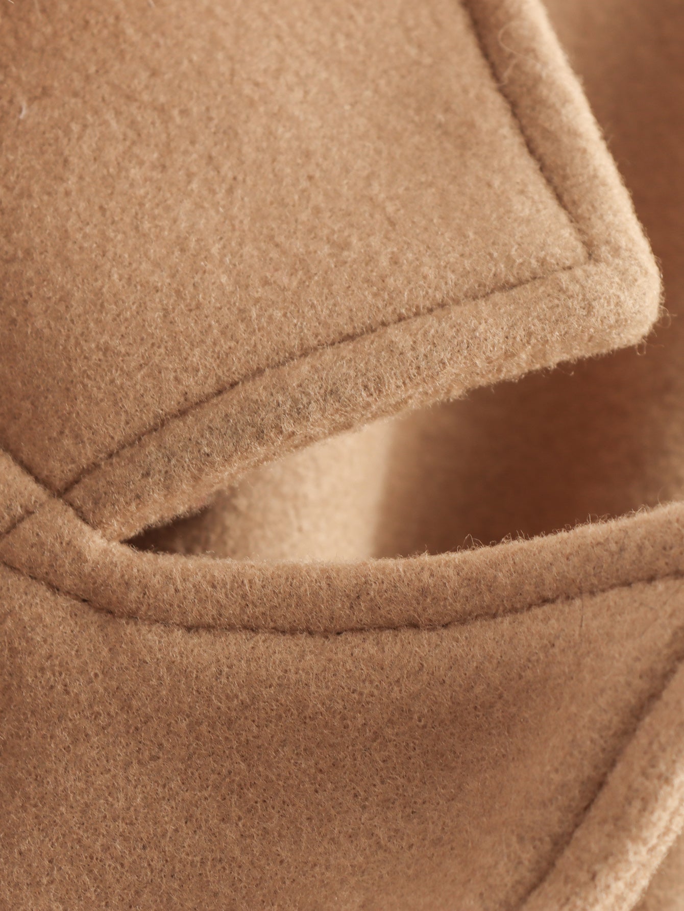 Womens Long Wool Coat with Faux Fur Collar | Bow Tie Waist, Double Pockets | noémi