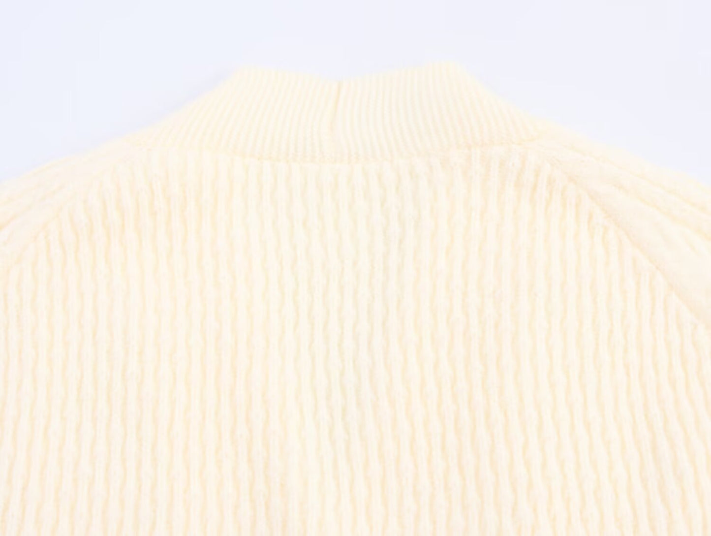 Womens Beaded Knit Cardigan | Pearl Detailing, Statement Buttons, Cream | noémi