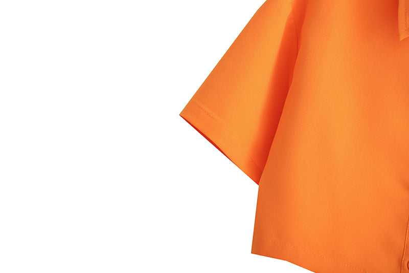 Womens Two Piece Short Sleeve Shirt Skirt Set | noémi