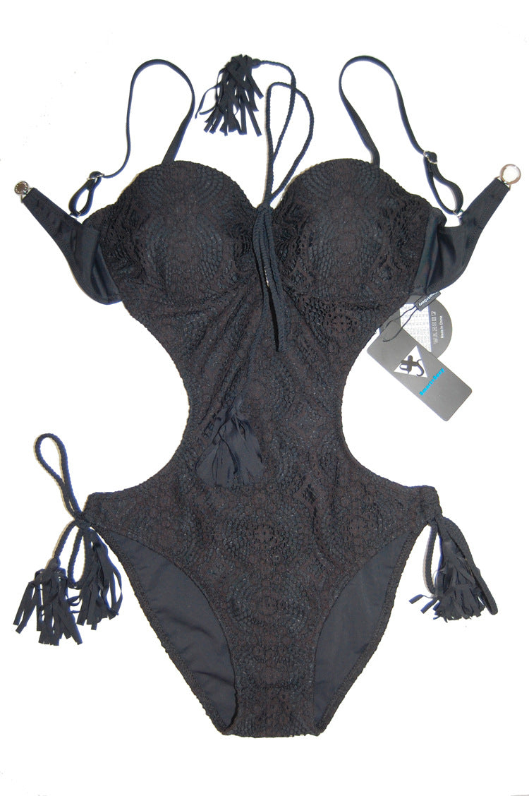 Lace Trim One Piece with Supportive Steel Bracket | noémi
