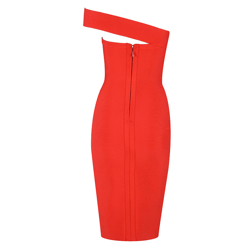 Summer Bandage Dress | Off Shoulder Split Tube Top | noémi