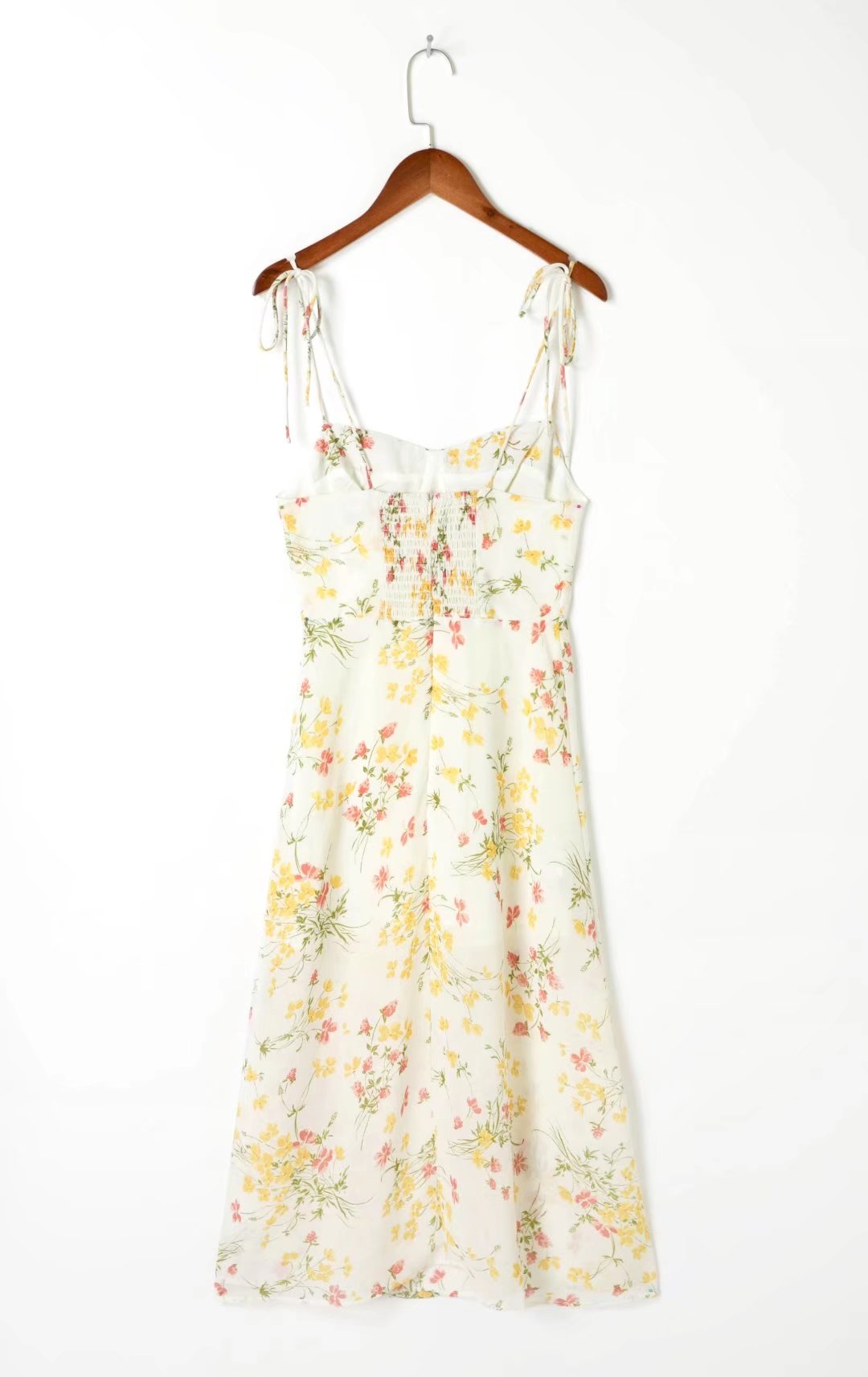 Printed Sling Maxi Dress With Side Split Detail | noémi