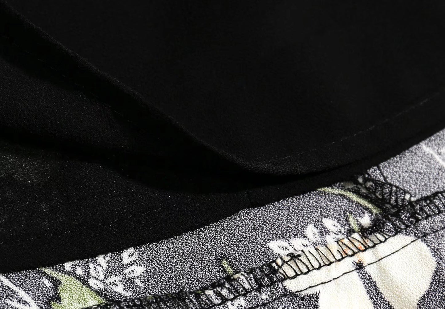 V Neck Backless Dress With Cutout Detail And Scattered Floral Ruffles | noémi