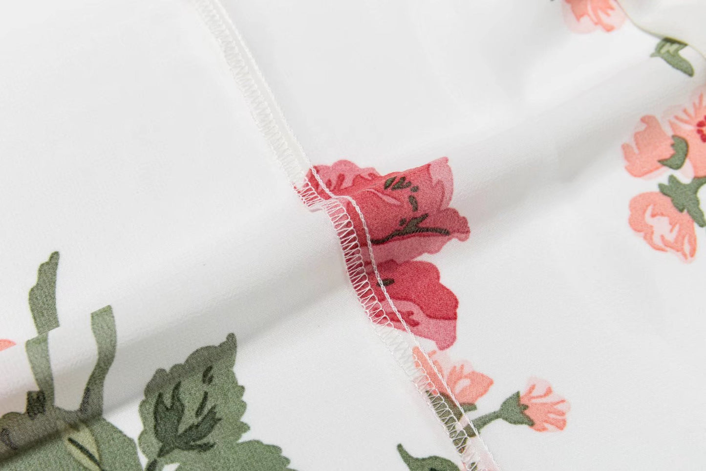 Floral Lace Up Strap A Line Mid Length Dress | noémi