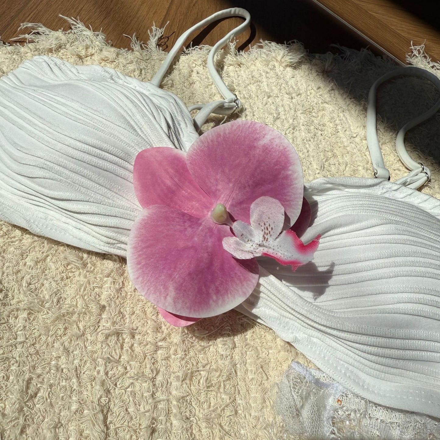 Three Piece Solid Color Bikini Set with Cover for Women | noémi