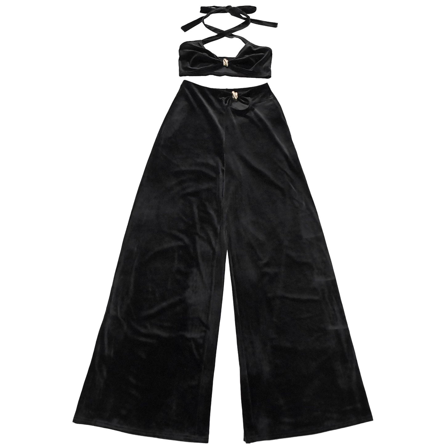 Womens Tube Top Pants Set | Two Piece Matching Outfit | noémi