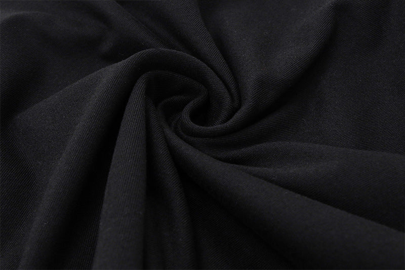 Dual Strap Ruched Tank | Chic Stretchy Black Halter Camisole | noémi