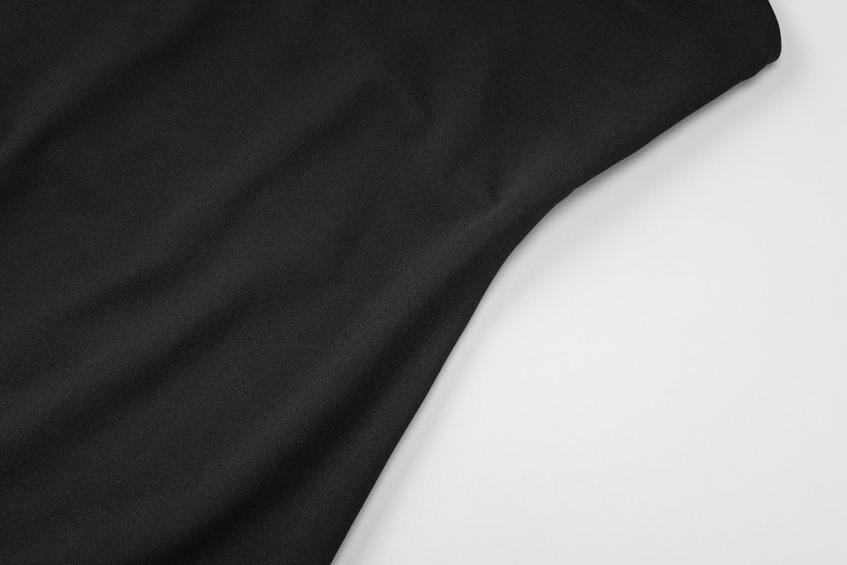 Sleek Halter Dress | Backless, Ribbon Tie & Bold Style | noémi