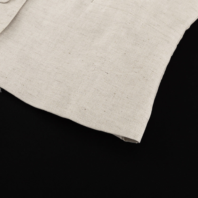 Cotton Linen Vest Hip Skirt Set | Two Piece for Women | noémi