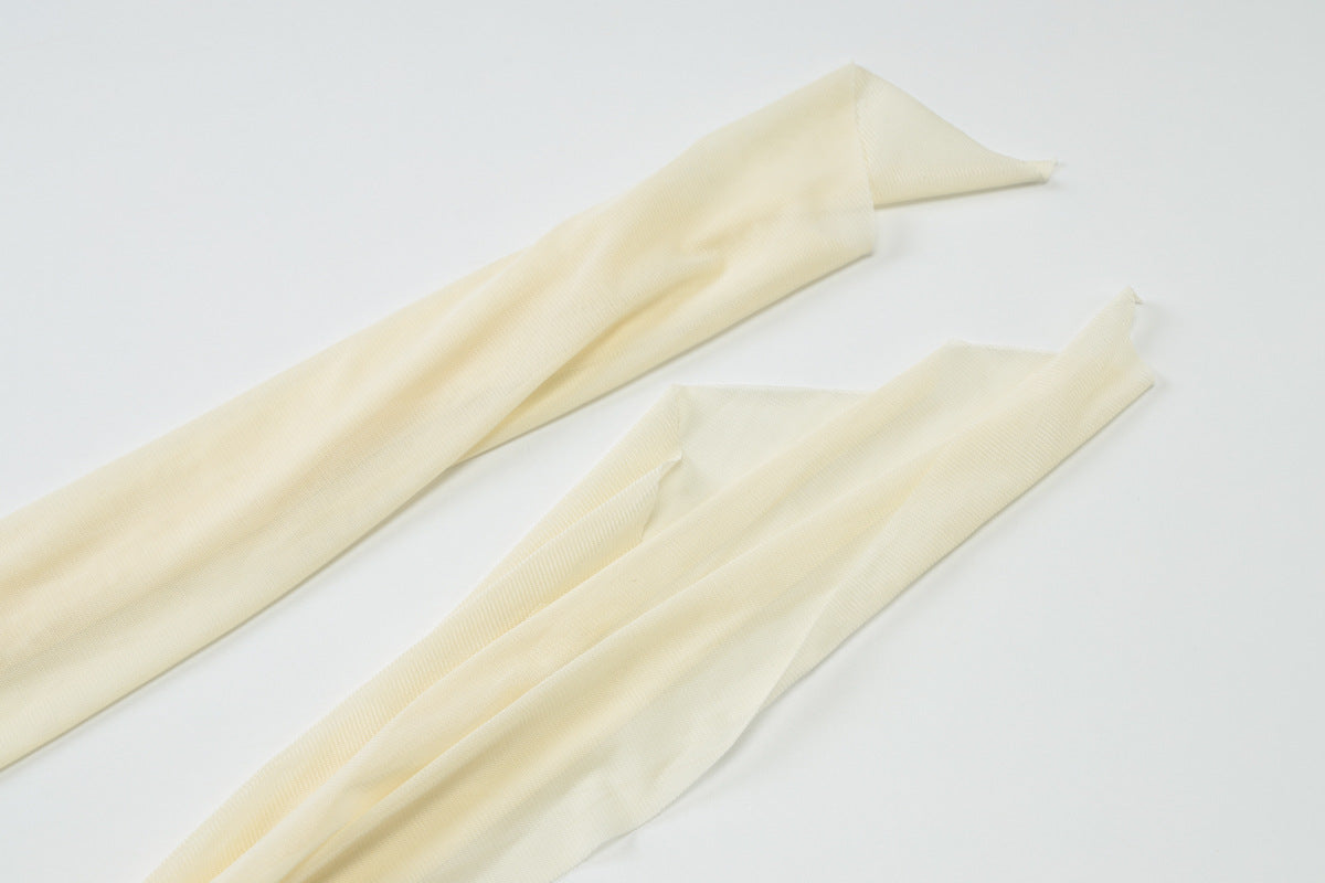 Summer Tube Dress | Slim Fit, Side Slit, Strapless, Solid Color | noémi