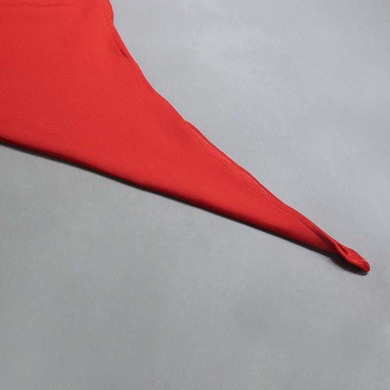 Womens Overknee Dress with Slim Fit and Irregular Hem | noémi