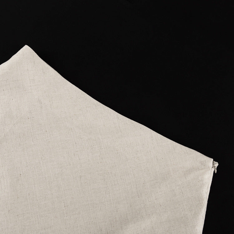 Cotton Linen Vest Hip Skirt Set | Two Piece for Women | noémi