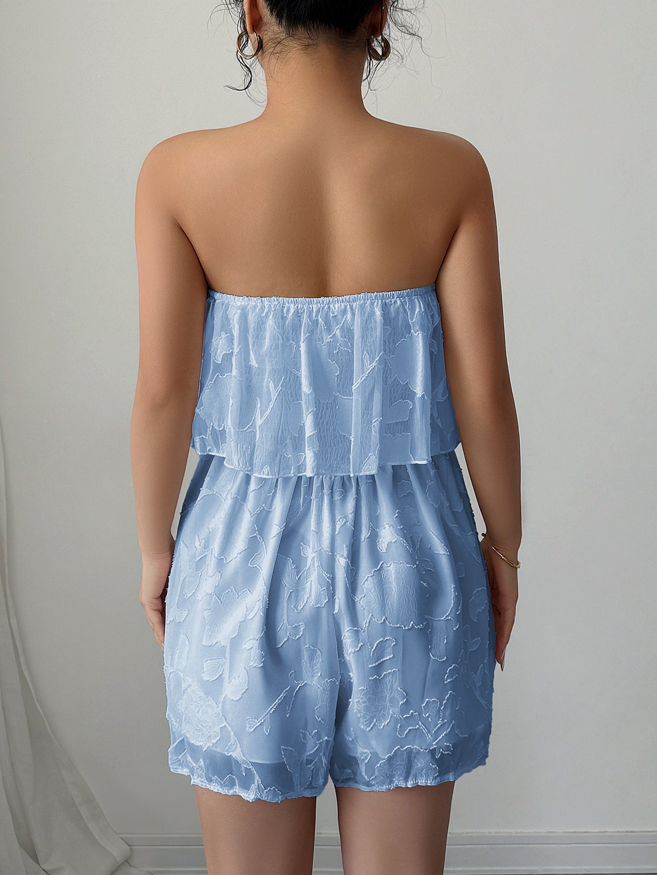 Strapless Ruffle Romper for Women | Tube Top Jumpsuit | noémi