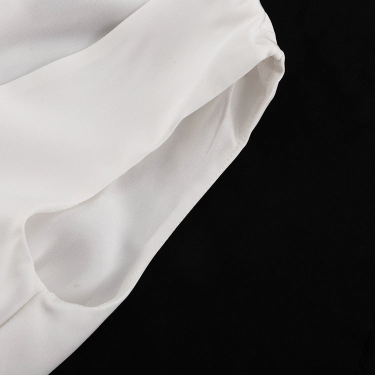 White Halter Crop Top & Pleated Maxi Skirt | Two Piece Set, Backless, Tie Back | noémi