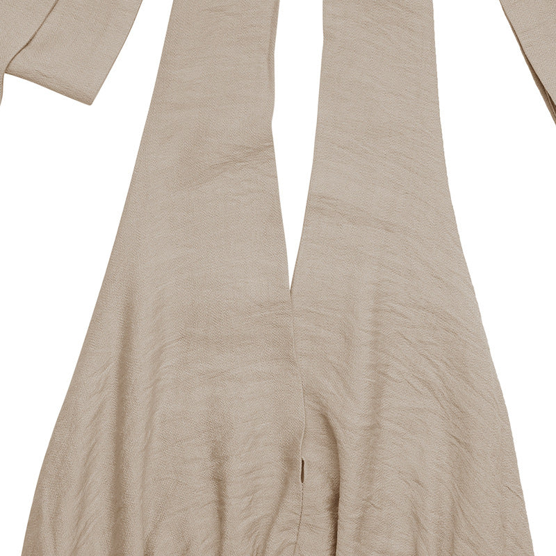 Summer Romper | Sleeveless Waist Tie Jumpsuit | Solid Color | noémi