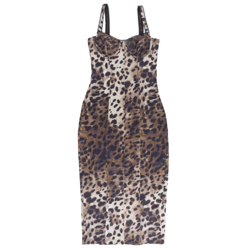 Bodycon Leopard Midi Dress | Untamed Glamour | noémi