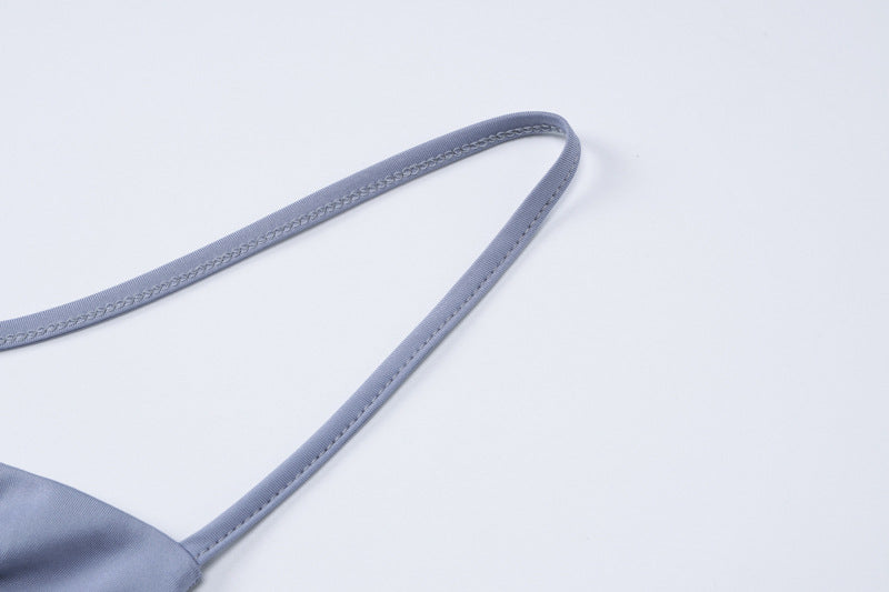 Womens Backless Bodycon Midi Dress | Lace Up, Slim Fit, Spaghetti Strap | noémi