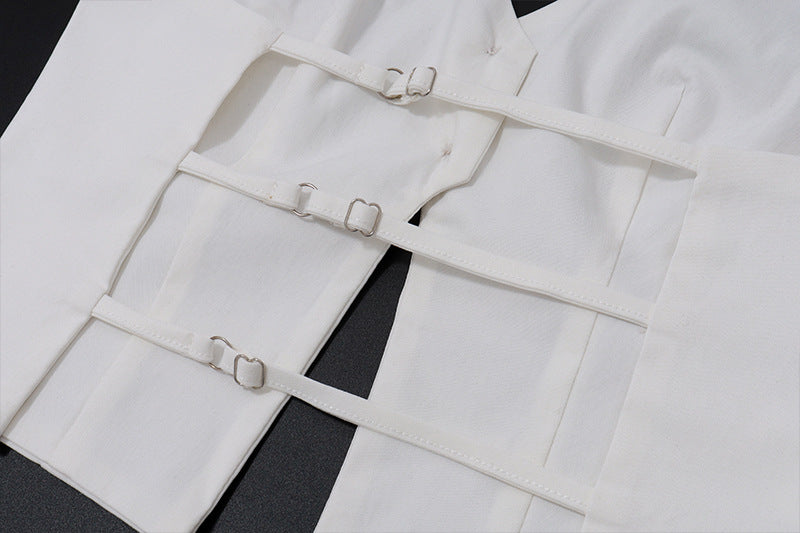 Womens Cropped Halter Top | Hollow Out Cutout Camisole | noémi