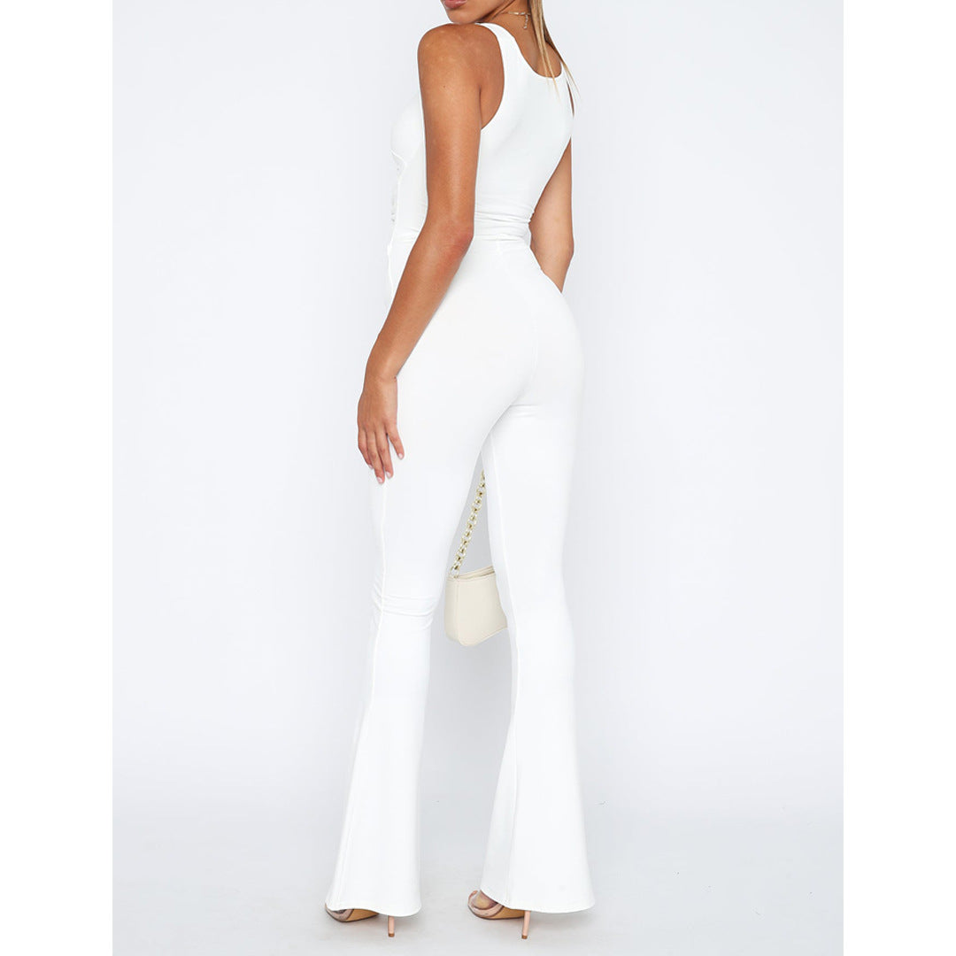 Cutout Twist One Piece Bell Bottom Jumpsuit | noémi