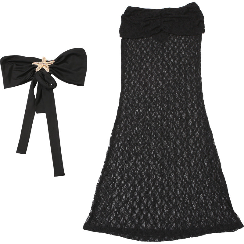 Two Piece Lace Set | Tube Top & Maxi Skirt for Women | noémi
