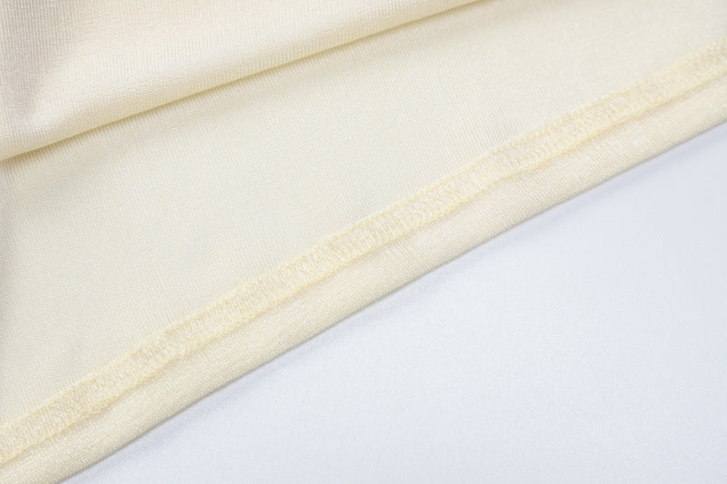 Back Tie Open Back Slim Fit Bodycon Dress | noémi